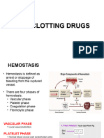 Drugs Used in Coagulation Disorders