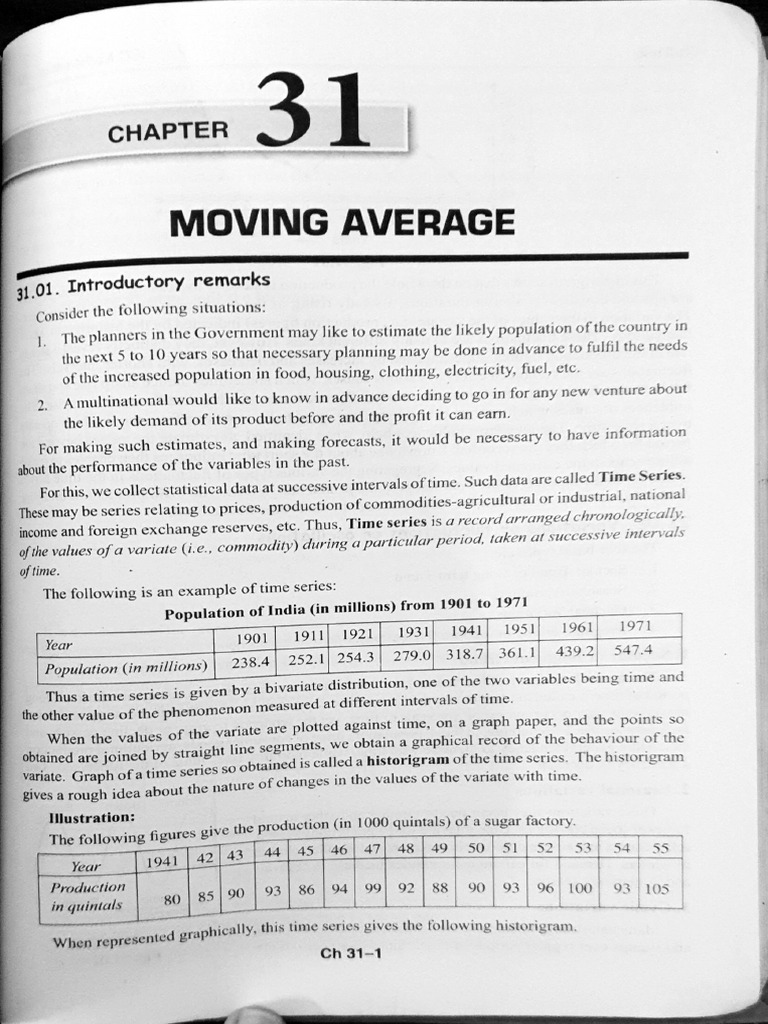 CH 31 Moving Average | PDF