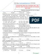 Đề THPT Chuyên Nguyễn Tất Thành - Thi thử lần 1 - 2023