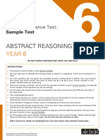 ASET Abstract Reasoning Sample Test2