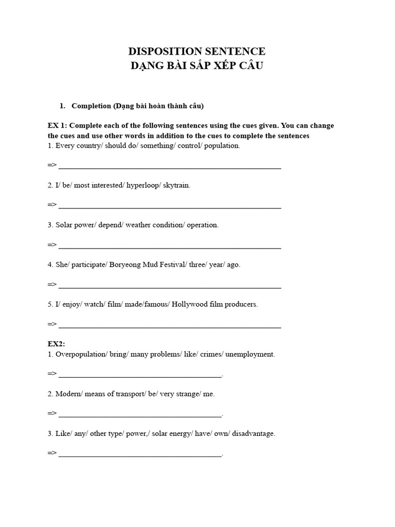 Disposition Sentence | PDF