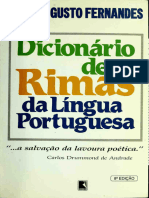 José Augusto Fernandes - Dicionário de Rimas Da Língua Portuguesa