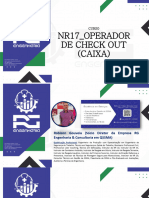 Curso de NR17 - Operador de Check Out (Caixa)