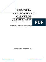 Memoria Explicativa y Calculos Justificativos-1