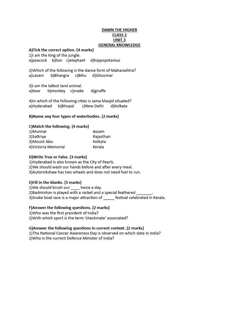 General knowledge pdf