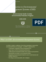 Introduction EnvironmentalManagementSystems2008 (EMS)