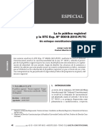Especial: La Fe Pública Registral y La STC Exp. #00018-2015-PI/TC