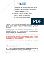 Avaliaãão de Deontologia e Legislaãão Farmacãutica Ii Unidade 04-12-2023