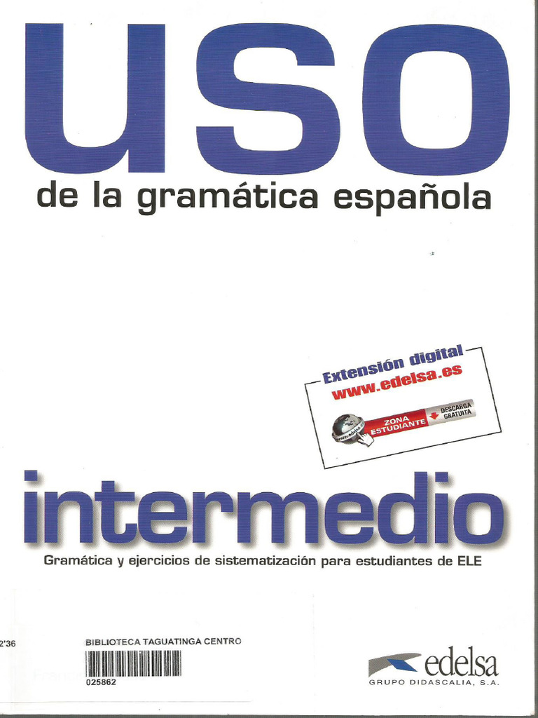 Uso de La Gramatica Española Intermedio | PDF