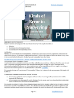 KINDS OF ERRORS IN SURVEYING - PDF Download