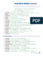 JavaScript All Methods Cheat Sheet