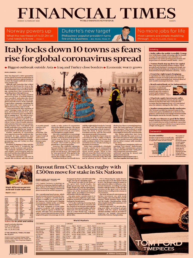 Financial Times 24feb20200 | PDF
