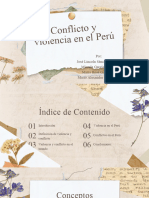 Violencia y Conflicto en El Perú