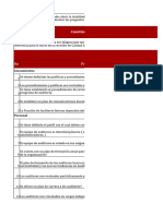 Cuestionario para Evaluar La Calidad de La Función de Auditoría Interna