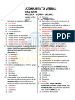 Razonamiento Verbal: Docente: Cristhian Cruz Suero La Semántica - 01 Practica (Cepru - Unsaac)