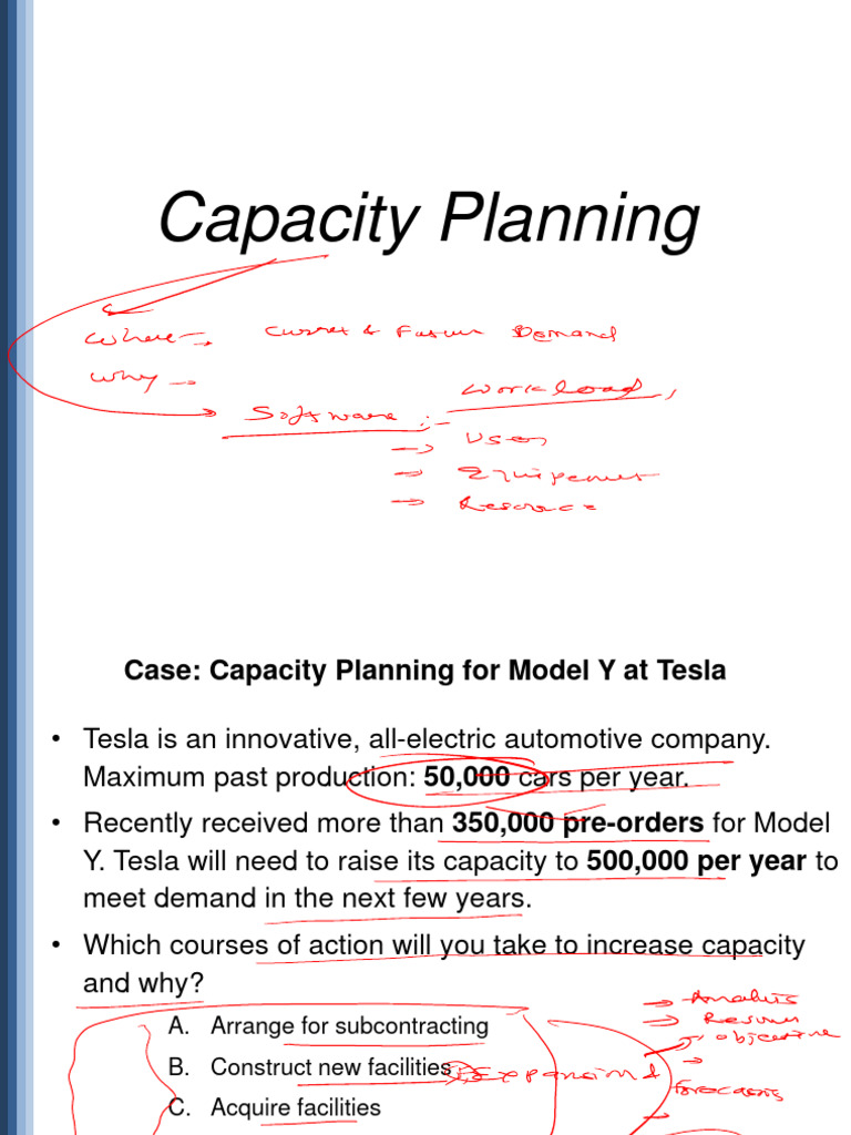 Tesla Model Y Capacity Planning Strategies | PDF | Economies | Business