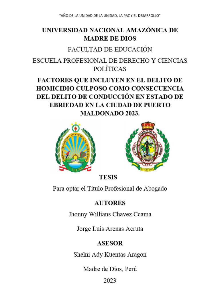 Proyecto de Tesis Jorge Luis Arenas Acruta y Jhonny Willians Chavez ...