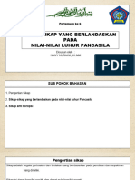 Materi 5, Sikap Yang Berlandasan Nilai-Nilai Pancasila