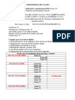 Cronograma de Clases Psi-330, 2023-2-1