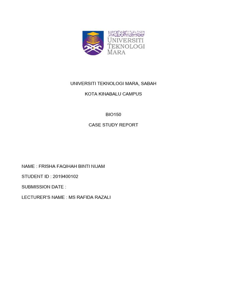 Case Study Bio150 | PDF