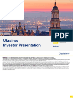 Ukraine - Investor Presentation - Apr 2021 - 20-04-2021