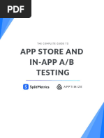 Complete Guide To App Store in App A B Testing