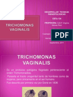 Técnicas parasitológicas para Trichomonas vaginalis