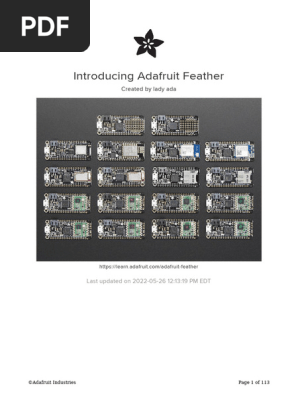Specs Adafruit Feather