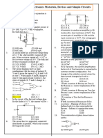 Semiconductor Electronics Materials, Devices and Simple Circuits