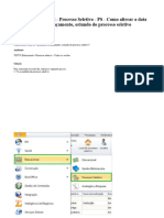 PS Alterar Data Vencimento Lançamento Do Processo Seletivo