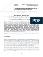 Terjemahan - Local Community Perception Toward Impacts of Tourism Development and Support For Future Development