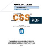 Modul - Layout Halaman WEB Dengan CSS 01