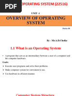 1.overview of Operating System