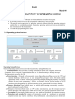 Services and Component of Operating System1