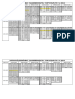 Distribución de Exámenes Finales de Docentes A Tiempo Completo P.a.2023-2