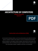 Architecture of Computers Lecture 3 Part 1