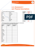 Y7 Aut2, HW3 Physical Descriptions