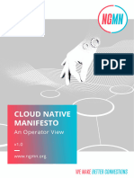 NGMN Cloud Native Manifesto