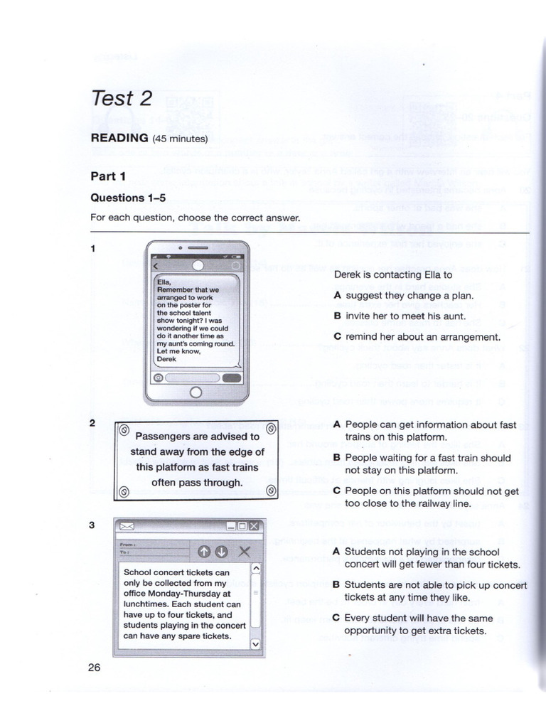 b1 Preliminary For Schools For Students 20-37-1 | PDF