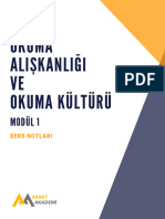 Okuma Alışkanlığı Ve Okuma Kültürü 1