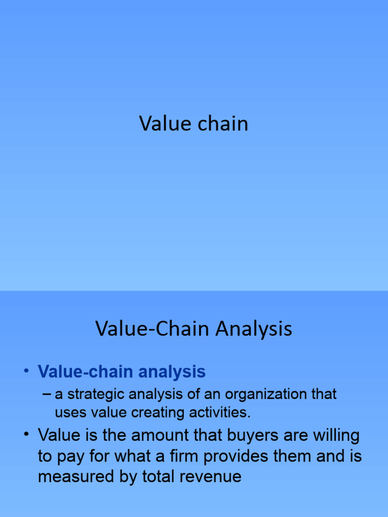Chapter 5.1 Value Chain PDF