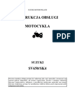 Instrukcja Obsługi Motocykla: Suzuki
