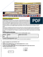 Devoir de Synthèse N°1 Collège Pilote - Anglais - 8ème (2018-2019) MR Bechir Fraoua