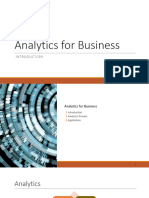 Analytics For Business