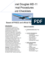 MD-11 Checklist