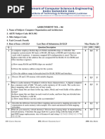 COA Assignment 4 - BCS 302