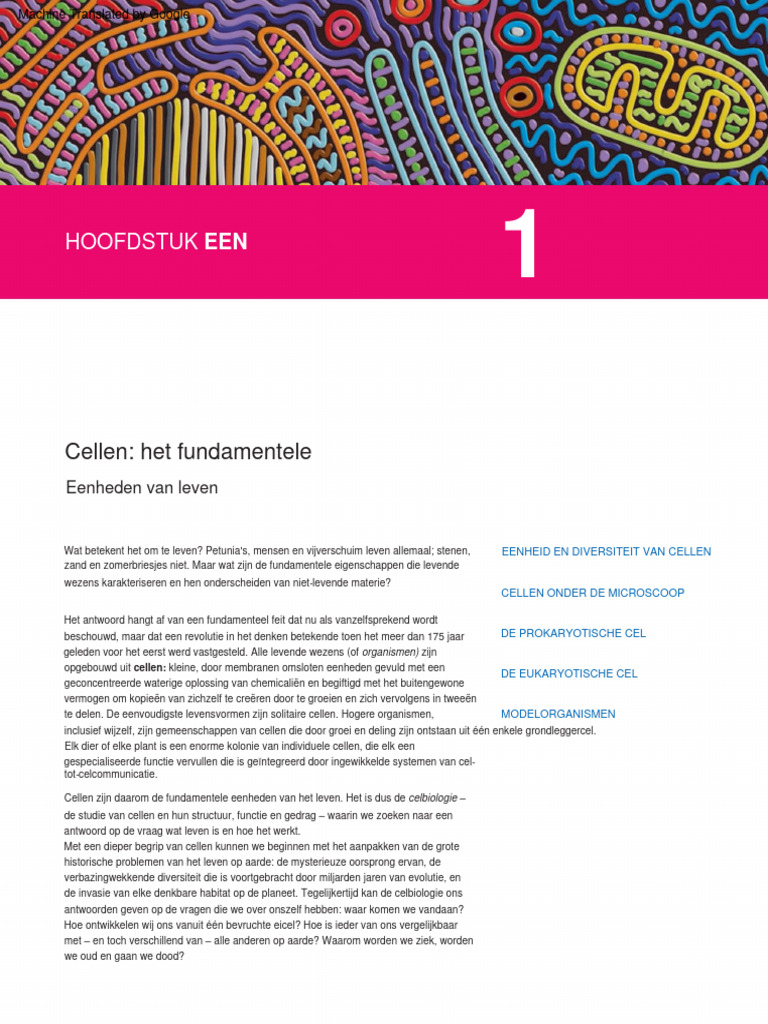 Essential Cell Biology 5e Editie H1 | PDF, image size:768x1024