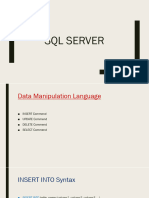 SQL DML