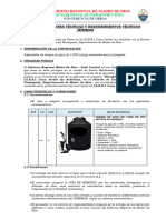 Especificaciones Tecnicas Tanque Elvado