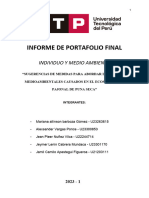 Informe Del Portafolio Final Individuo y Ambiente